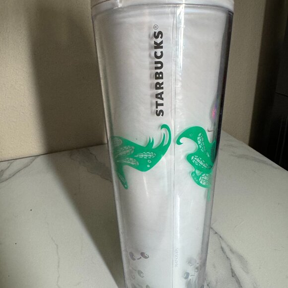 2022 Starbucks Siren Mermaid Iridescent Cold‎ Cup Tumbler 24 oz NEW - Picture 2 of 5